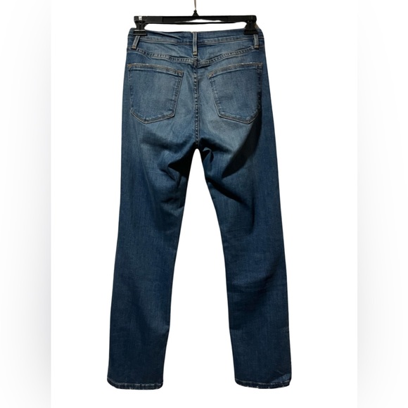 Frame Le High Straight Crop Denim Jeans, 26 - Picture 2 of 3